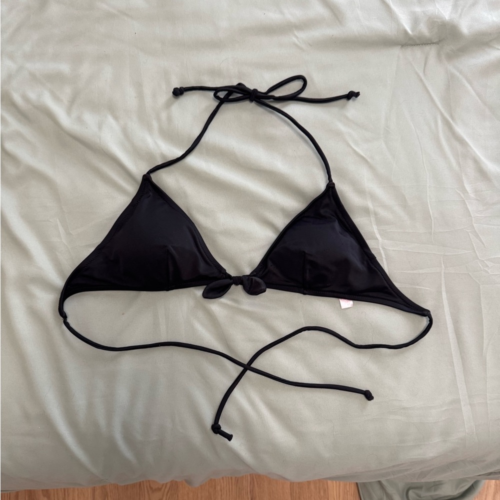 Victoria’s Secret - Black Triangle Swim Top - M